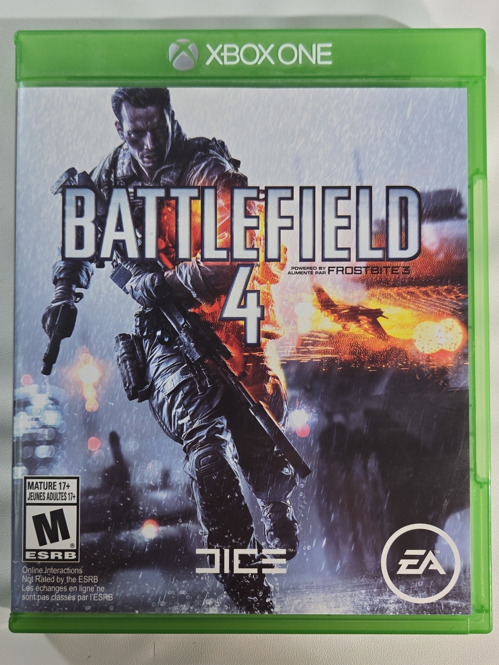 Microsoft Xbox One Battlefield 4 Video Game - Green Case